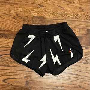 Aviator Nation Black Bolt shorts